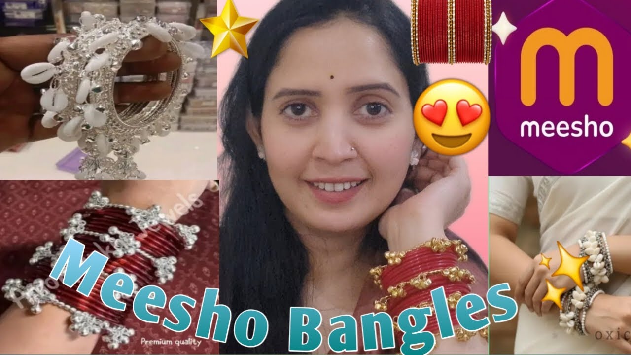 Meesho Affordable & Beautiful Bangles Haul Under Rs. 200/- #meesho #trending #viralvideo #subscribe