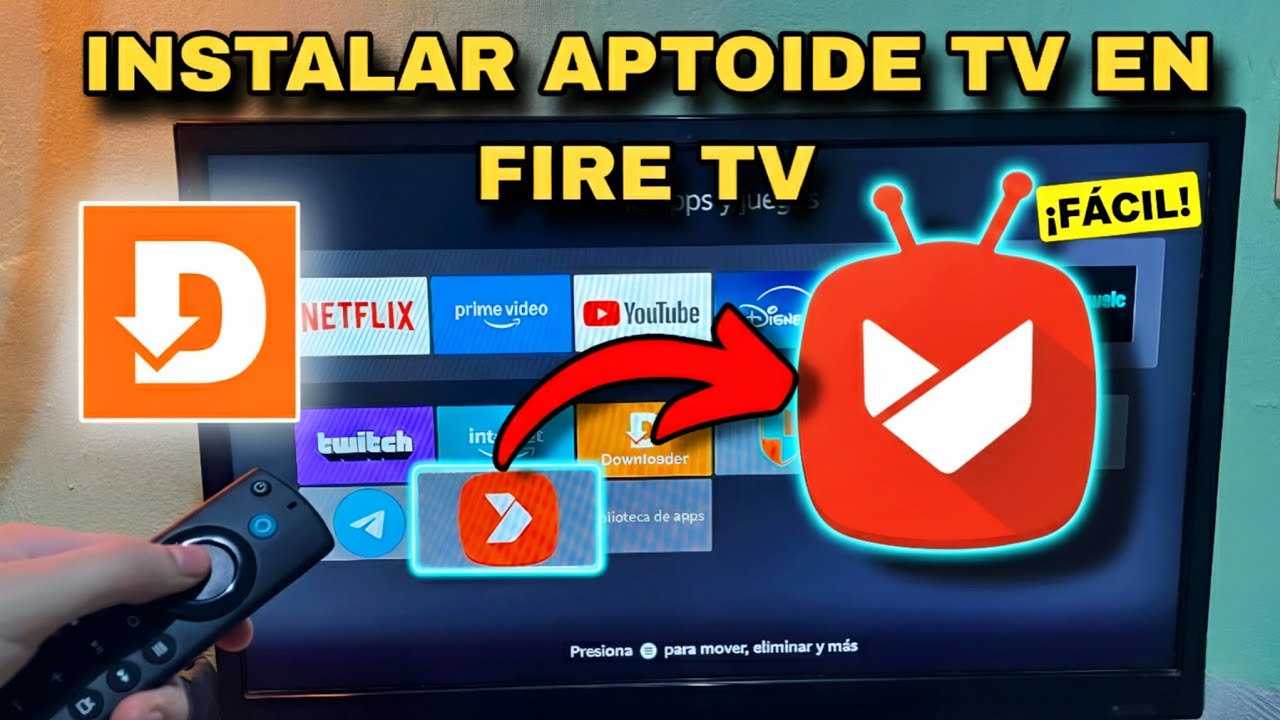 C&oacute;mo INSTALAR Aptoide TV en Fire TV Stick  | Paso a paso (APK)