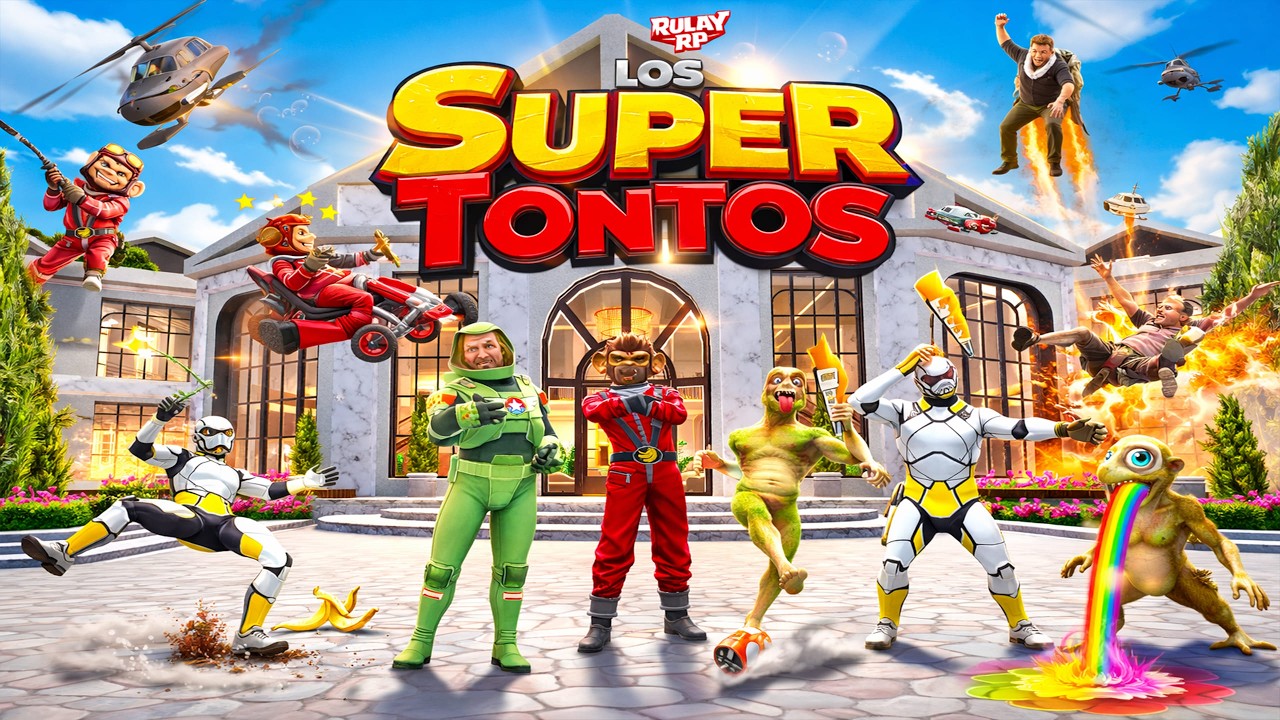 LOS SUPER TONTOS 😂🦸‍♂️ | Superhéroes Haciendo PURAS Estupideces en GTA V 🔥