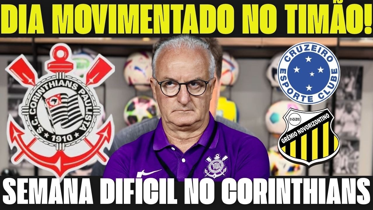 🚨SEMANA DE GUERRA! CORINTHIANS ENTRA EM MARATONA DECISIVA NO BRASILEIRÃO E PAULISTÃO!