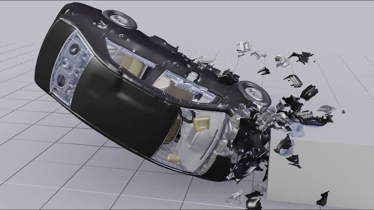 Driving Car Crash Simulation Development Reel (BCB, Fracture Modifier)