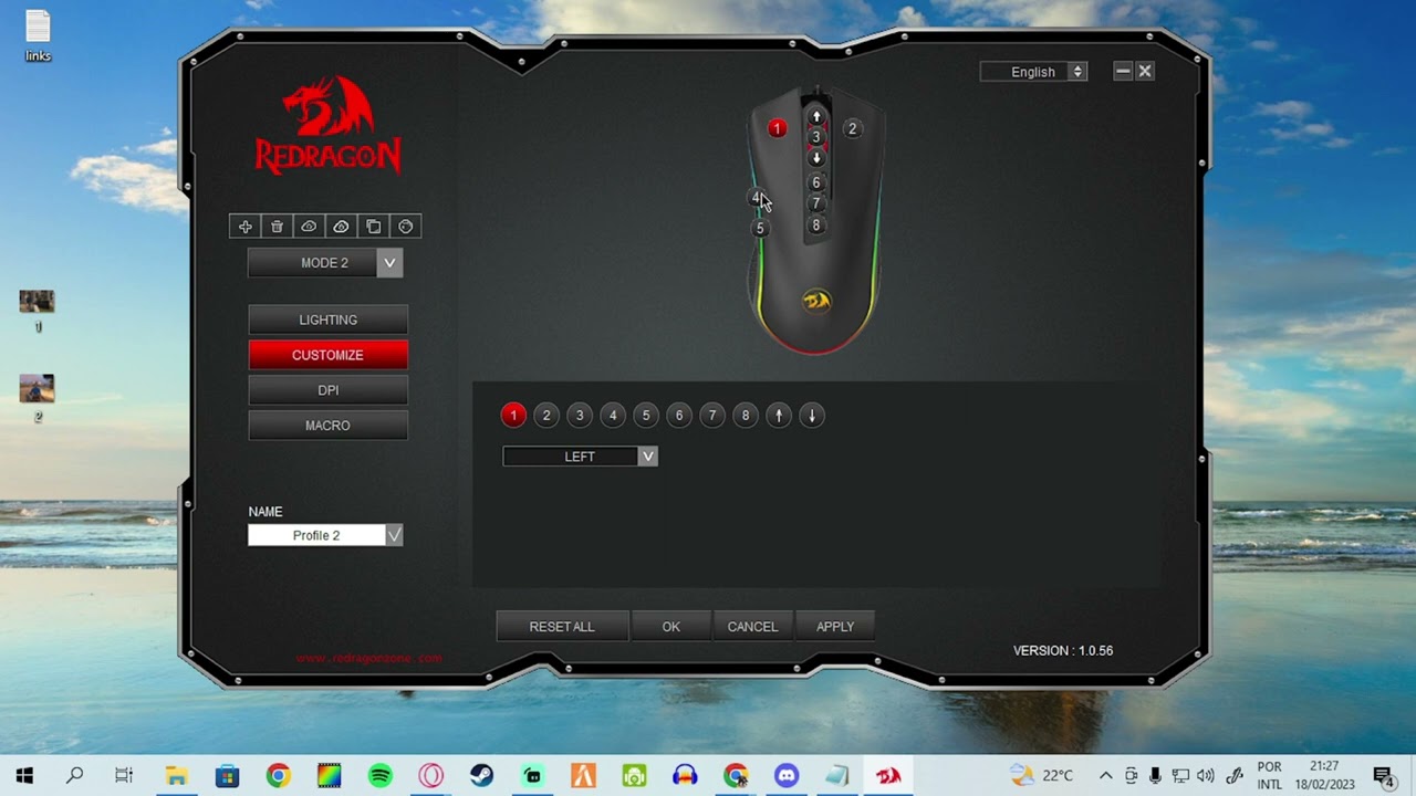 Como baixar e configurar Mouse REDRAGON (DPI, Polling Rate...)