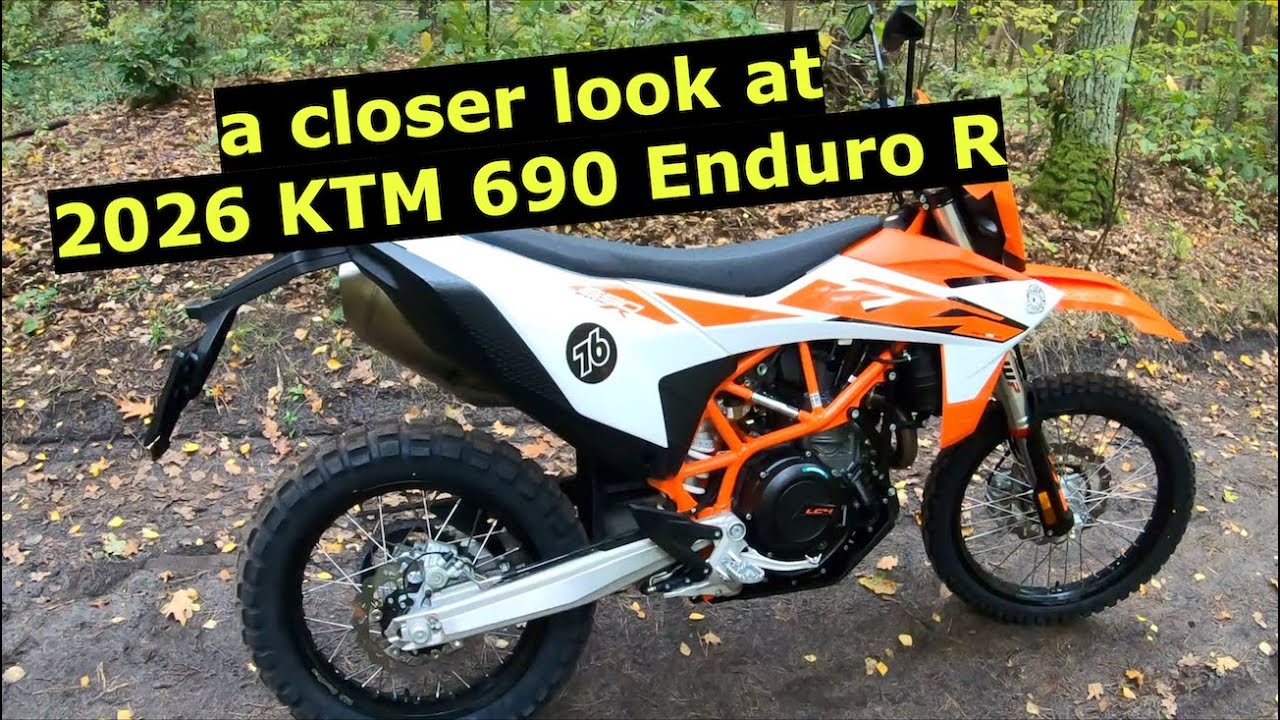 KTM 690 Enduro R 2026 года — обзор, новые характеристики и первые впечатления
