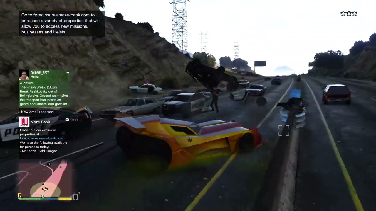 Vigilante Smasing Cars FUN GTAV