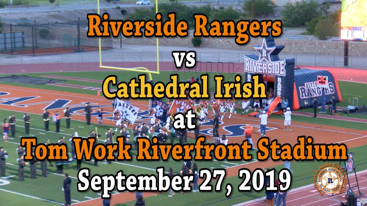 Riverside HS Rangers vs Cathedral HS Irish September 27, 2019 Varsity Football
