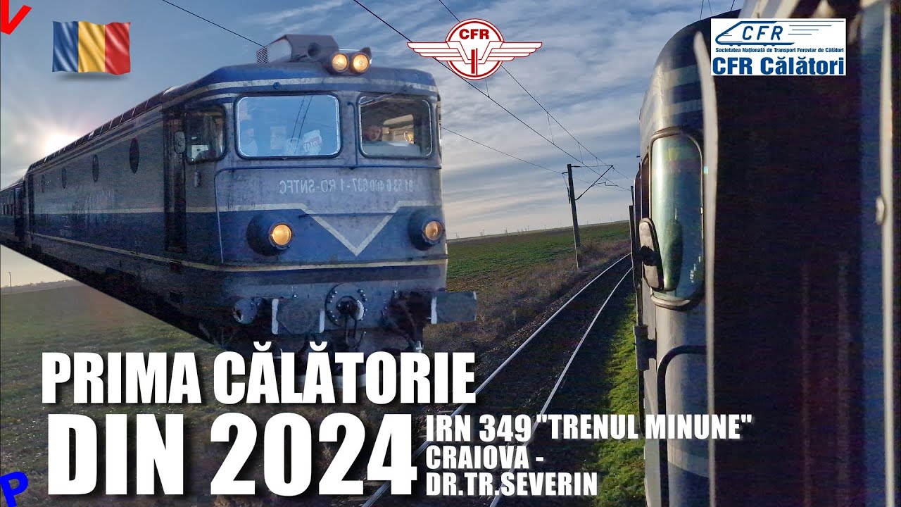 Craiova - Drobeta Turnu Severin | Cu Trenul Minune IRN 349 in 2024 pe M100