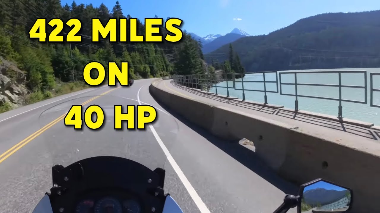 Riding 680 km on a 40 hp Motorcycle