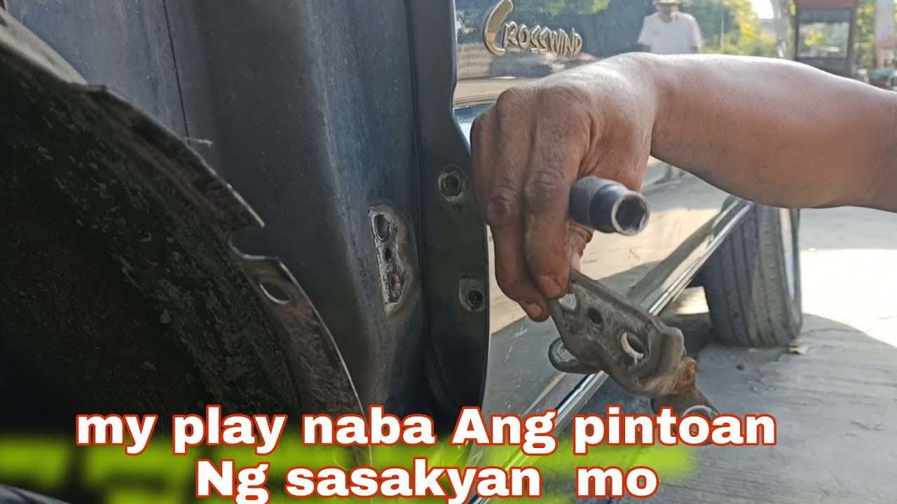 How to repair door hinges Isuzu Crosswind