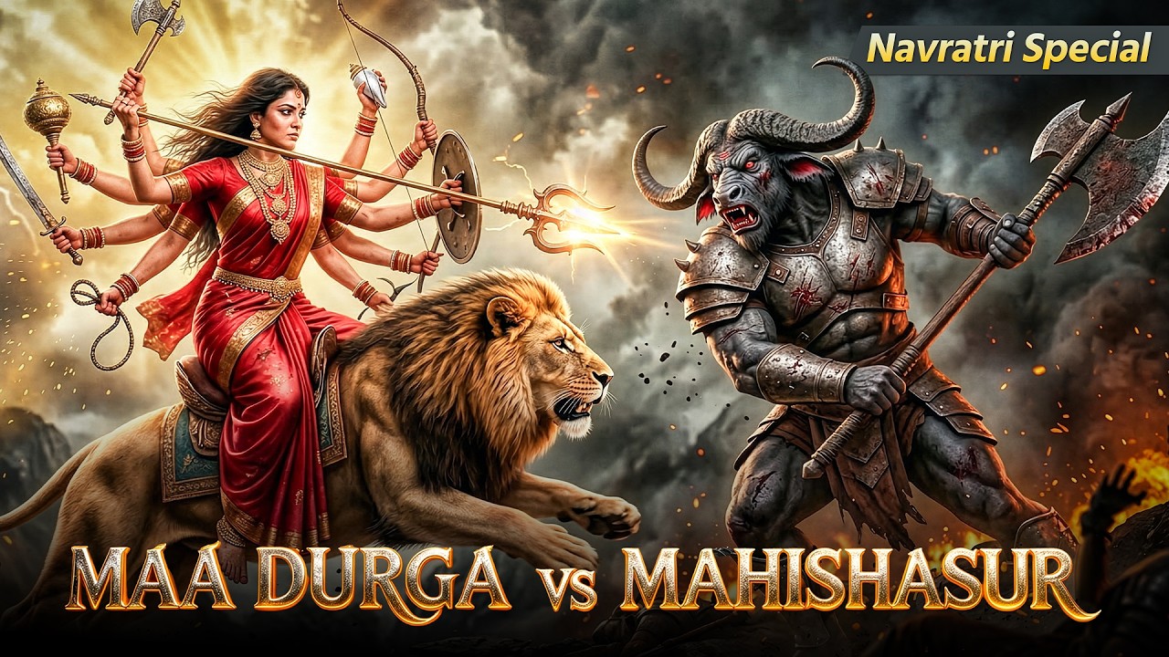 Maa Durga vs Mahishasur – The Rise of Devi Shakti | Mythology Story
