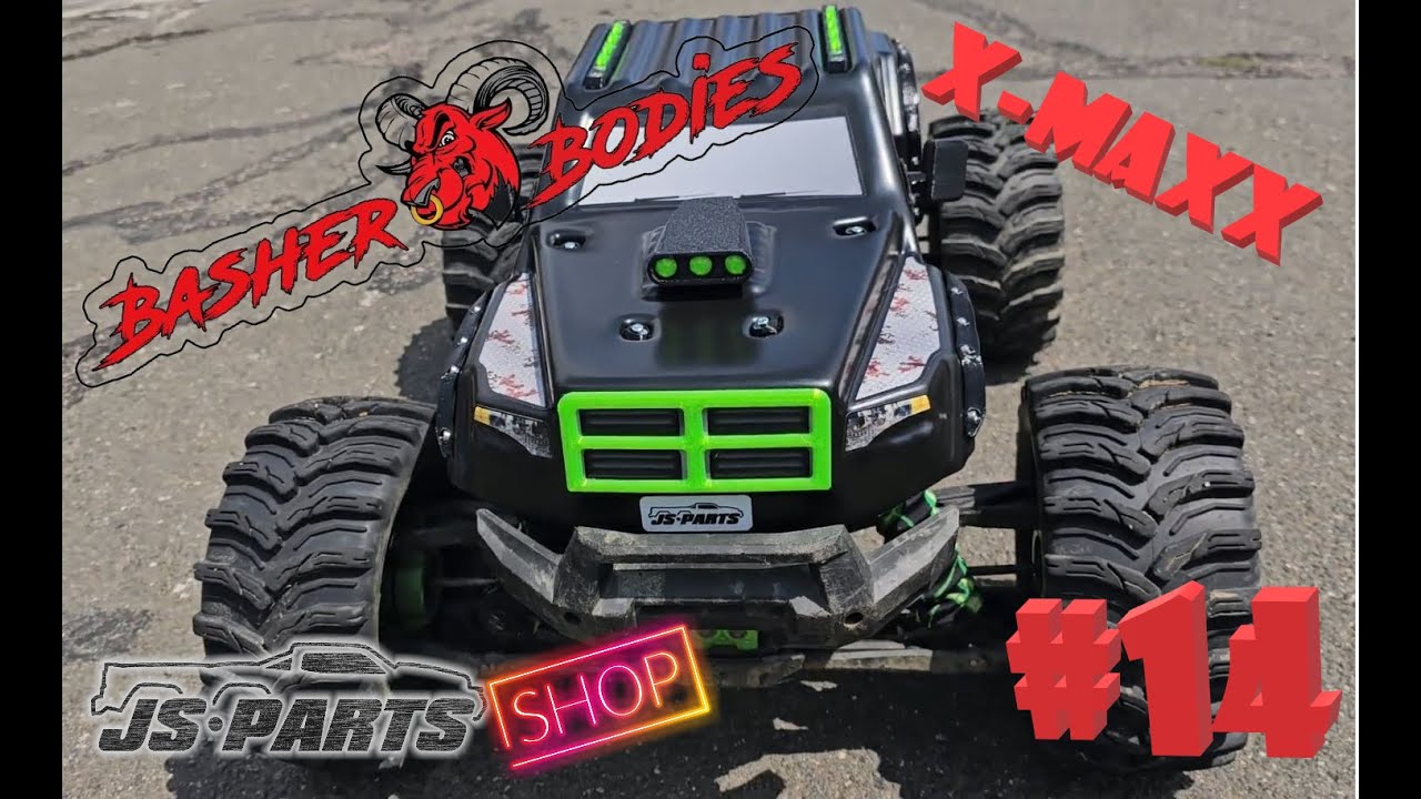 X-Maxx Mitteldiff reparatur + Basherbodies Army / Kundenumbau #14 für Frank