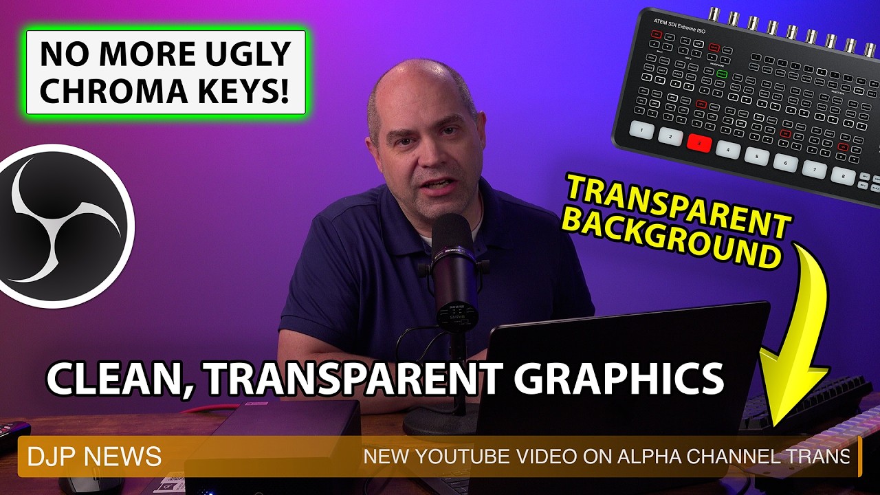 Live Graphics with Alpha Channel: Transparent Graphics using DeckLink/UltraStudio