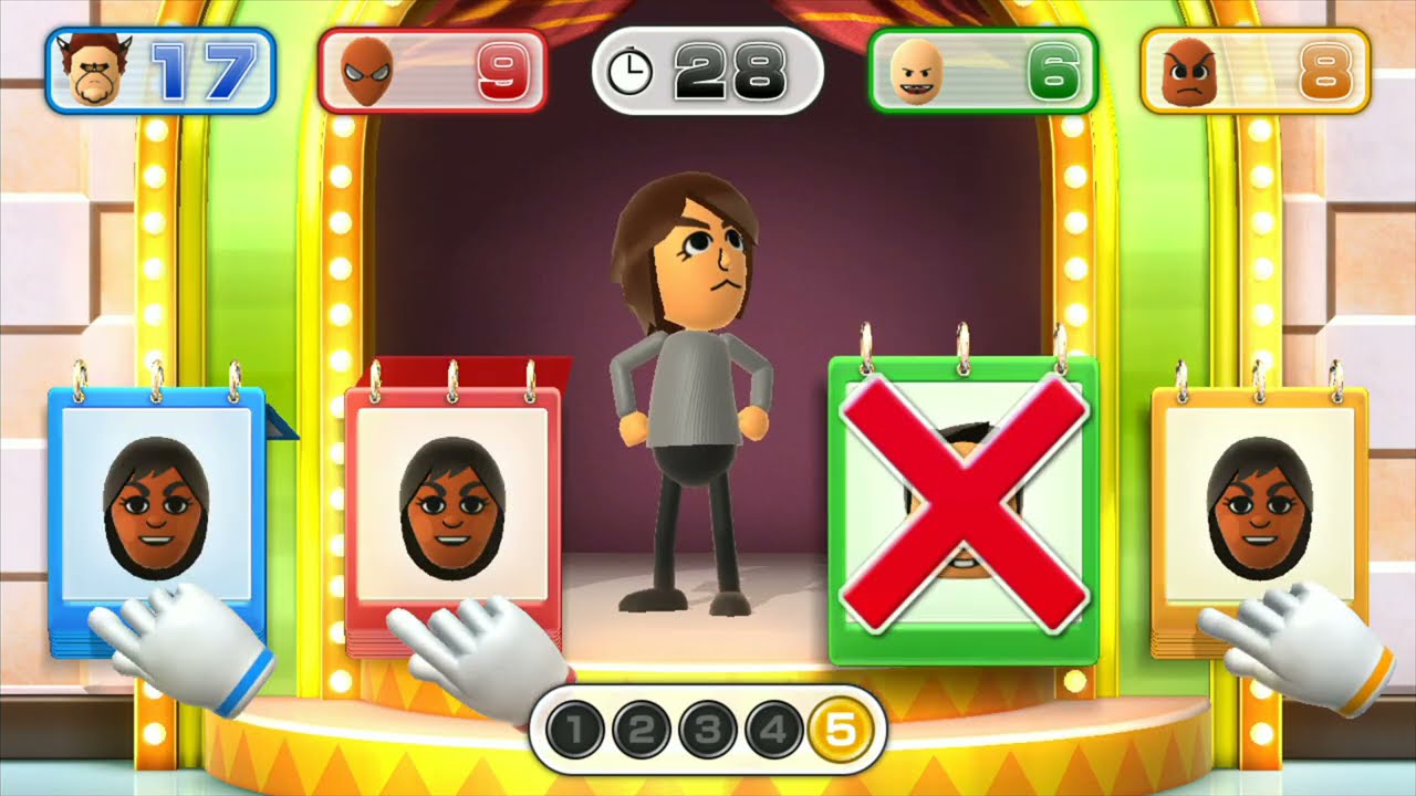 Wii Party U - Minigames - Dojo Domination Play As Dry Bowser