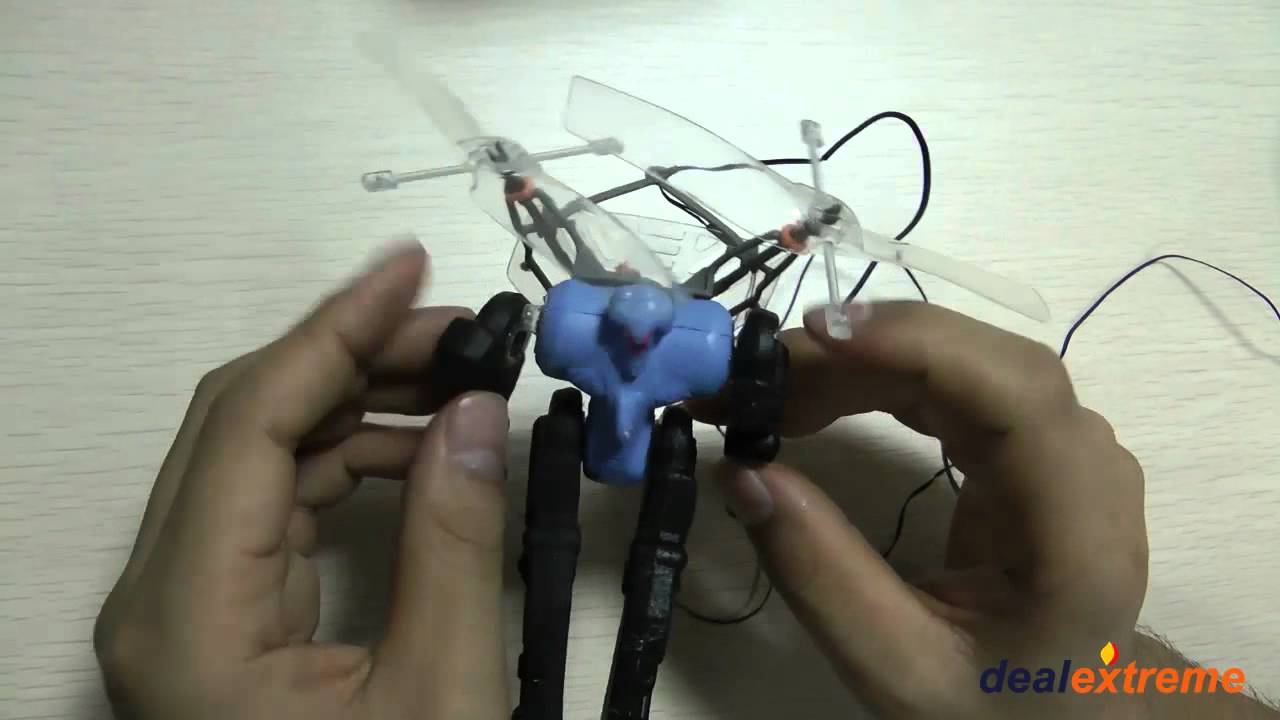 Wired R/C Flying Robot - DealExtreme