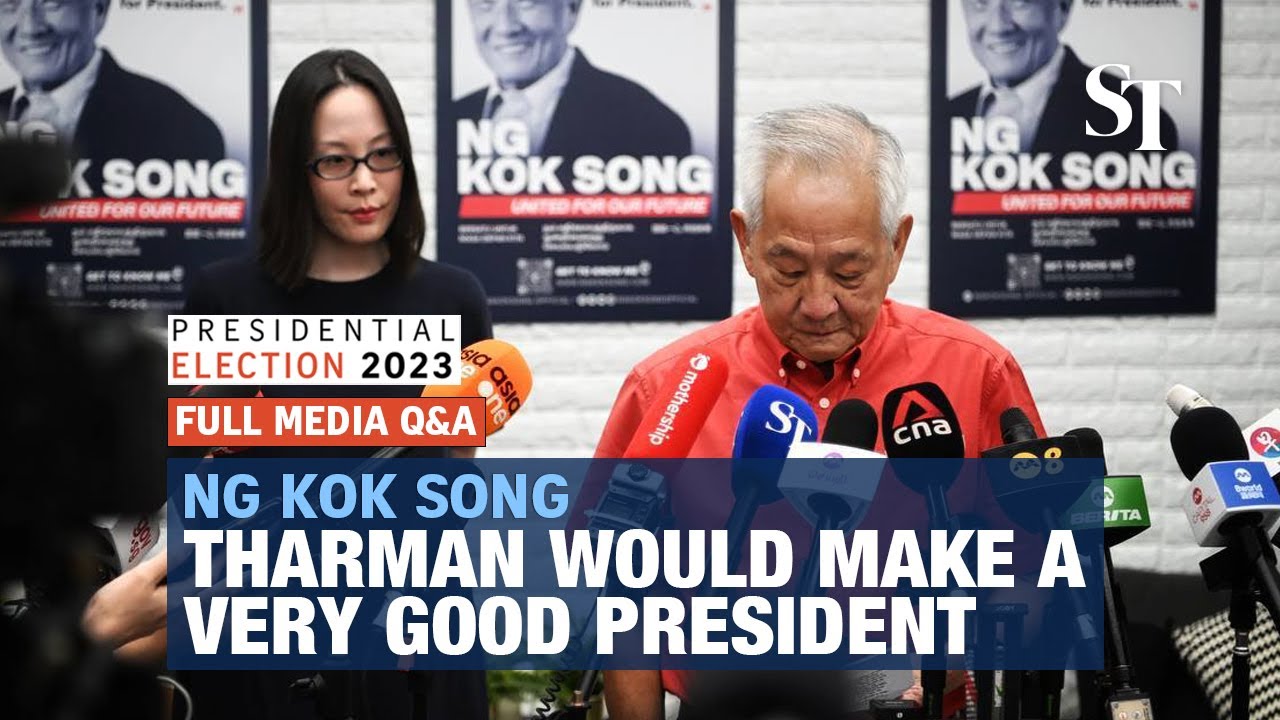 [FULL] I have achieved my goal for Singapore: Ng Kok Song speaks to media after sample count