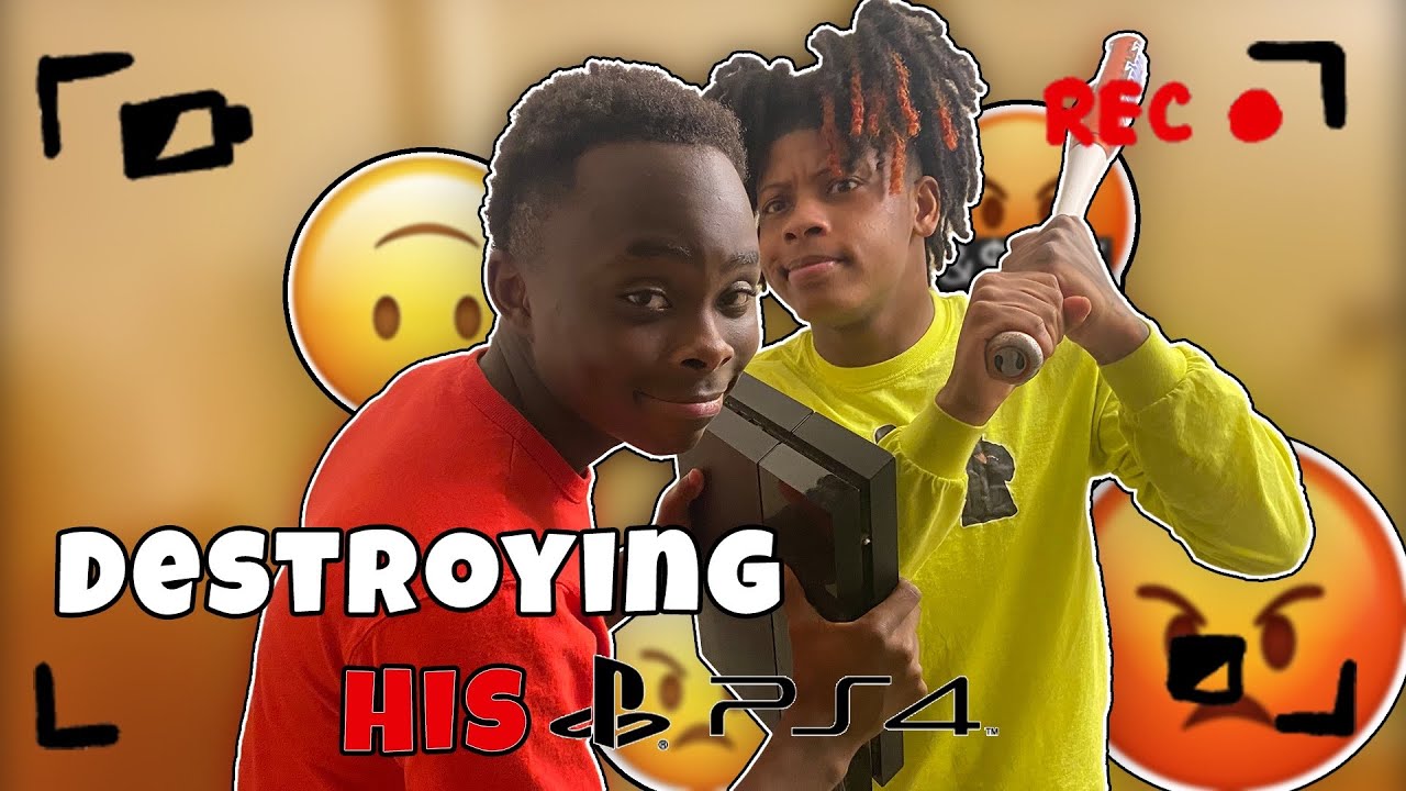 Я сломал PlayStation у RegTooFunny! (Он пытался со мной подраться)