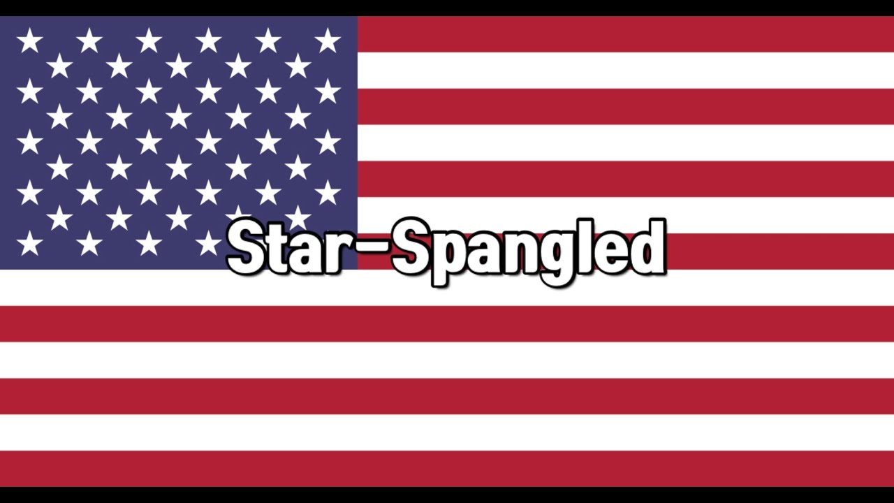 미국 국가 - Star-Spangled (성조기) / 발음, 자막