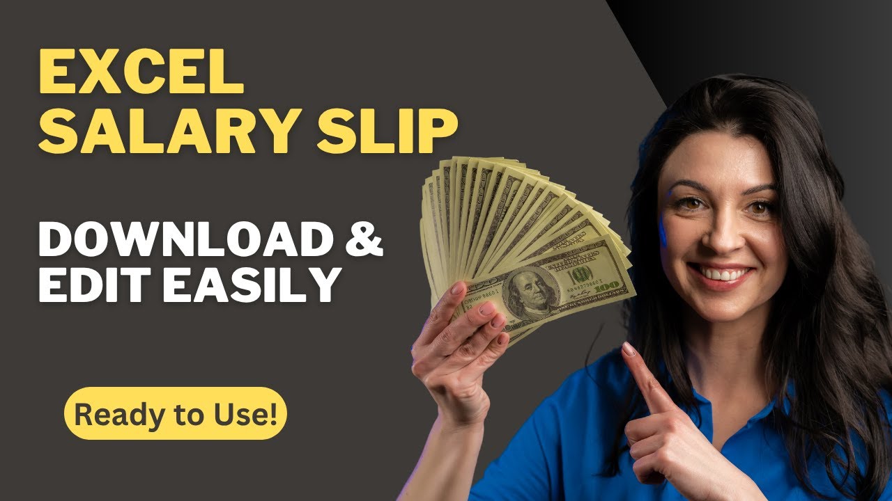 Payslip Template Excel​ | Excel Payslip Template Download | Monthly Salary Slip Format