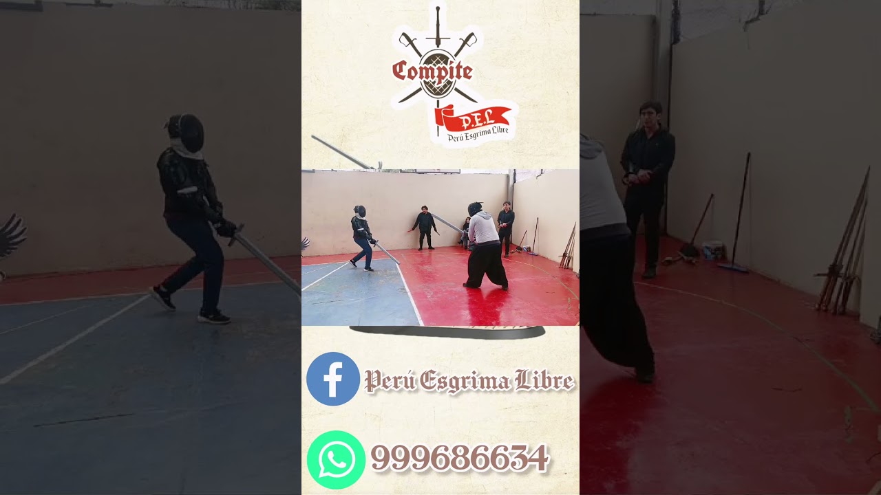 Se parte de Perú Esgrima Libre 🤺⚔️🇵🇪 #esgrima #hema #peru #lima #espadachim #espada #deportes 