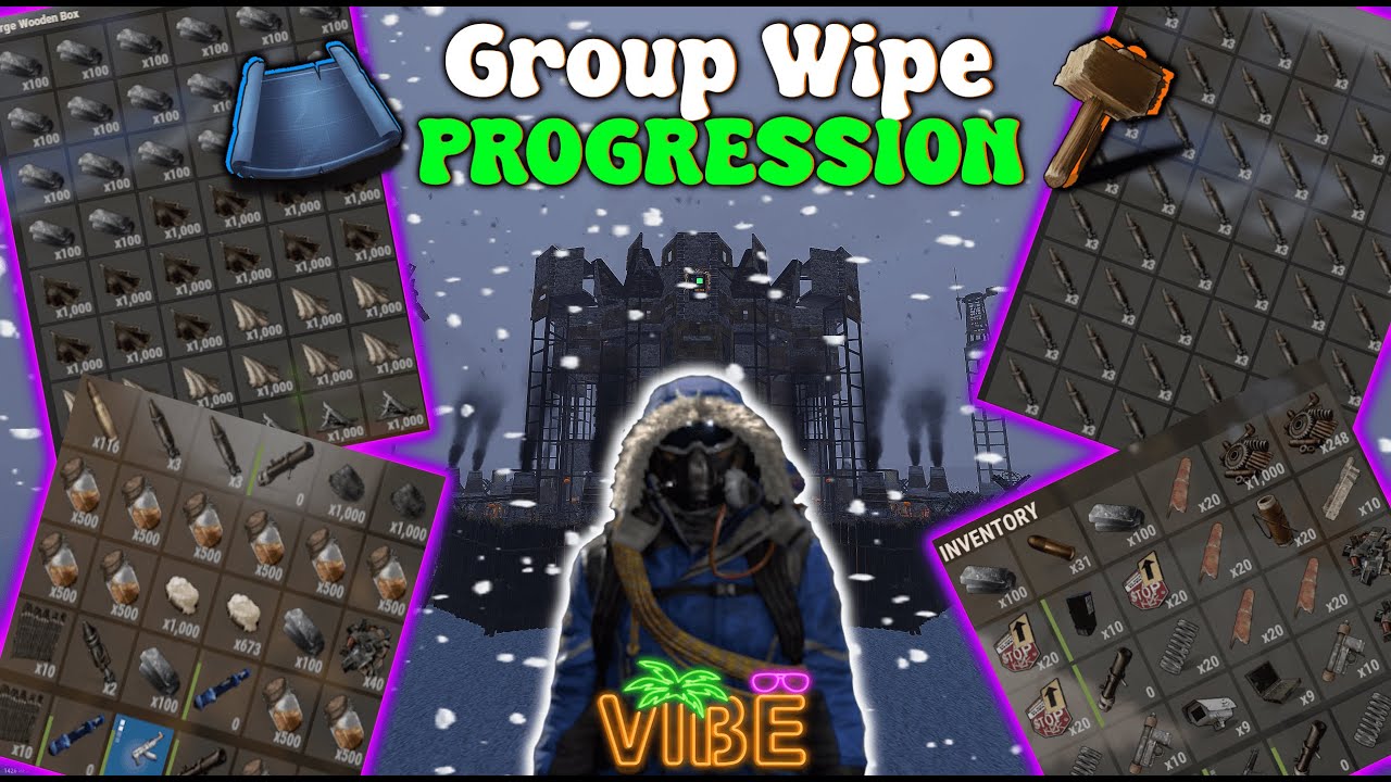 How VIBE used over 500 rockets on Rustoria EU Main // Clan Wipe Progression