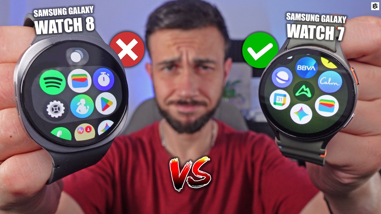 NO TIENE SENTIDO!🤯Samsung GALAXY WATCH 8 vs GALAXY WATCH 7