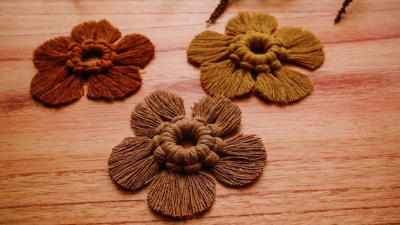 Flor de Macramê | Tutorial Passo a Passo