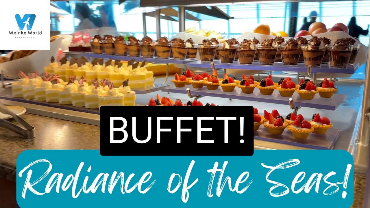 Шведский стол на круизном лайнере RADIANCE OF THE SEAS, Royal Caribbean #royalcaribbean