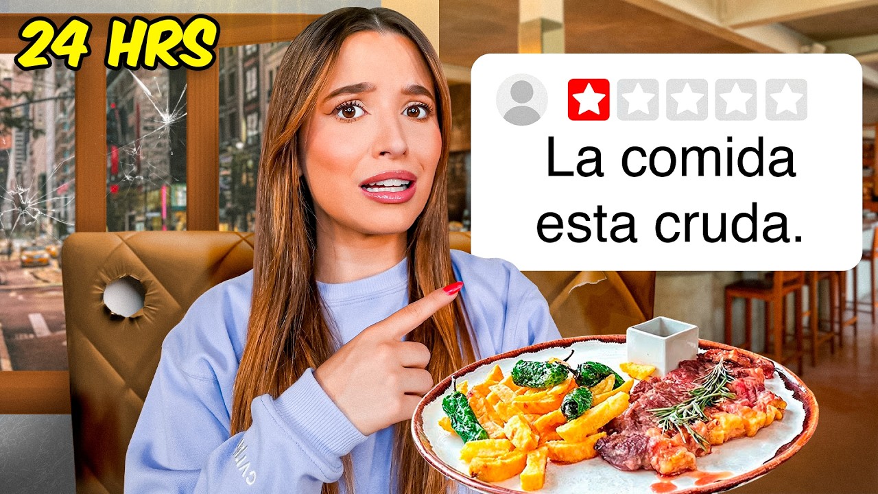 24 Horas comiendo comida de 1 estrella en New York | Laura Mejia