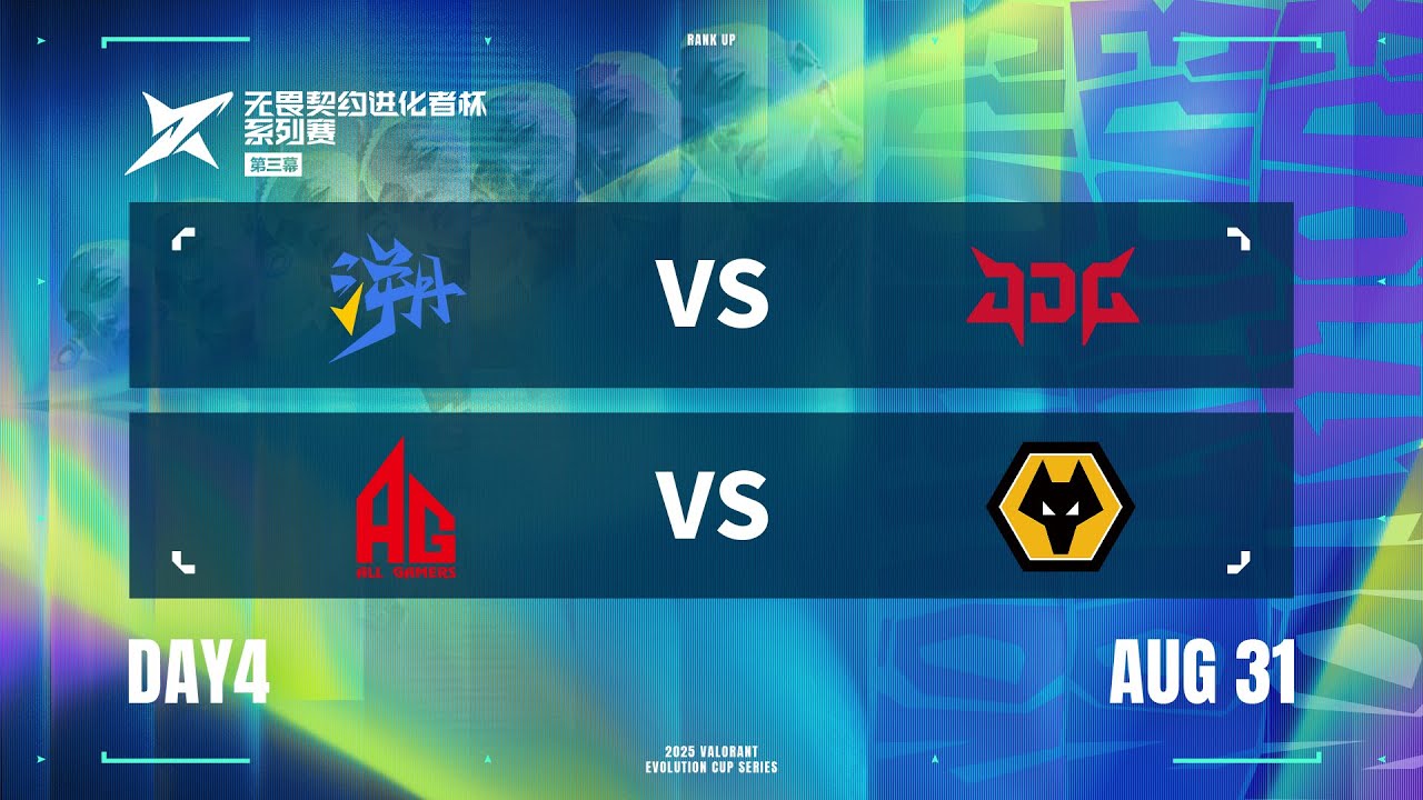 TE vs JDG - AG vs WOL - Day 4 - VALORANT Evolution Cup Series Act 3