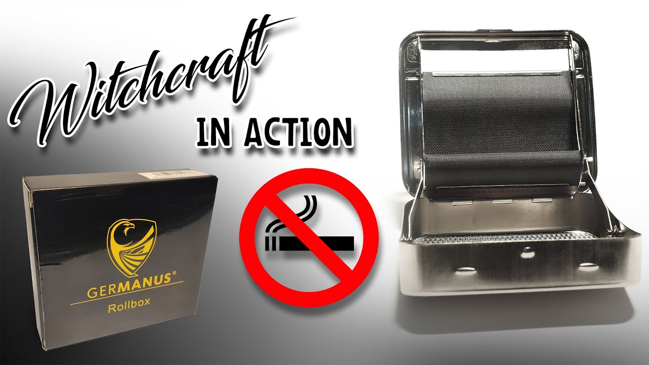 How to roll a cigarette using Germanus rollbox