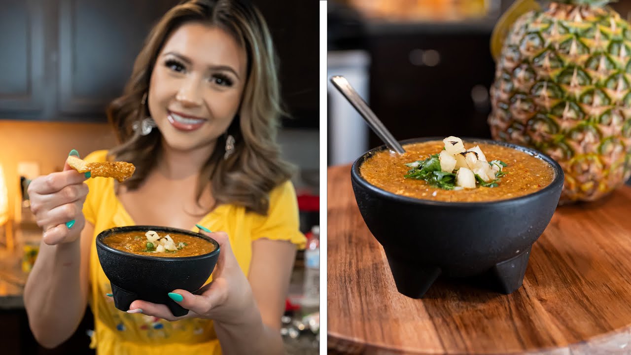 THE BEST PINEAPPLE SALSA EVER, YOU ARE GOING TO LOVE IT TOO!!! | SALSA DE PI&Ntilde;A