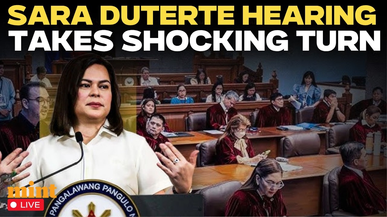 Sara Duterte Hearing LIVE: Philippines Senate Erupts Over Sara Impeachment Trial Hearing | Manilla