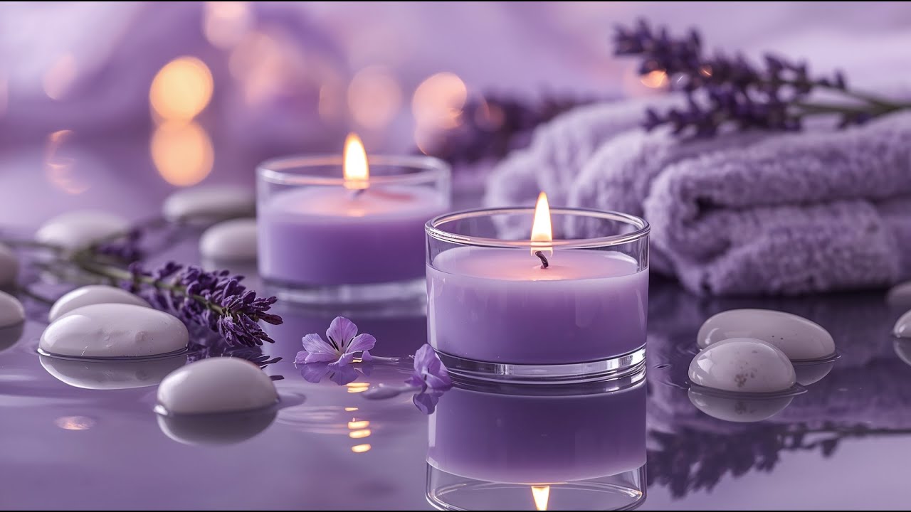 💜 Calming Lavender Spa Music – Relaxing Sleep Sounds for Stress Relief