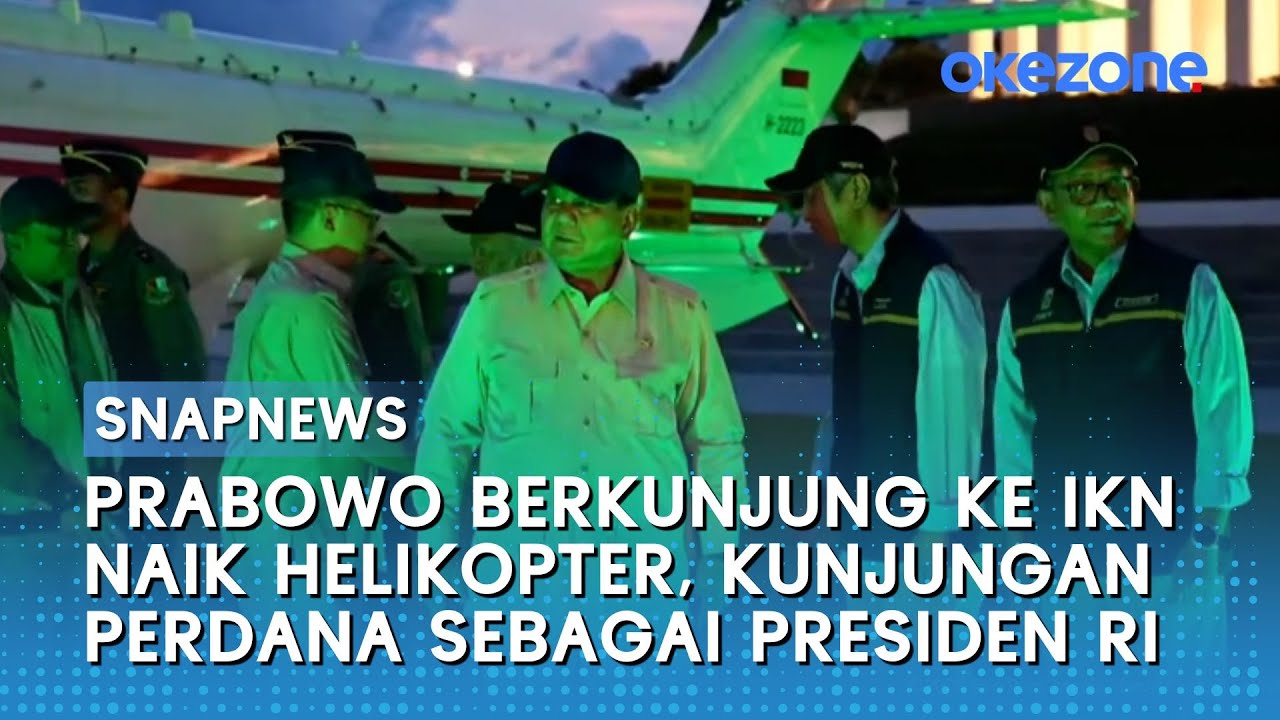 Prabowo Berkunjung ke IKN Naik Helikopter, Kunjungan Perdana Sebagai Presiden RI