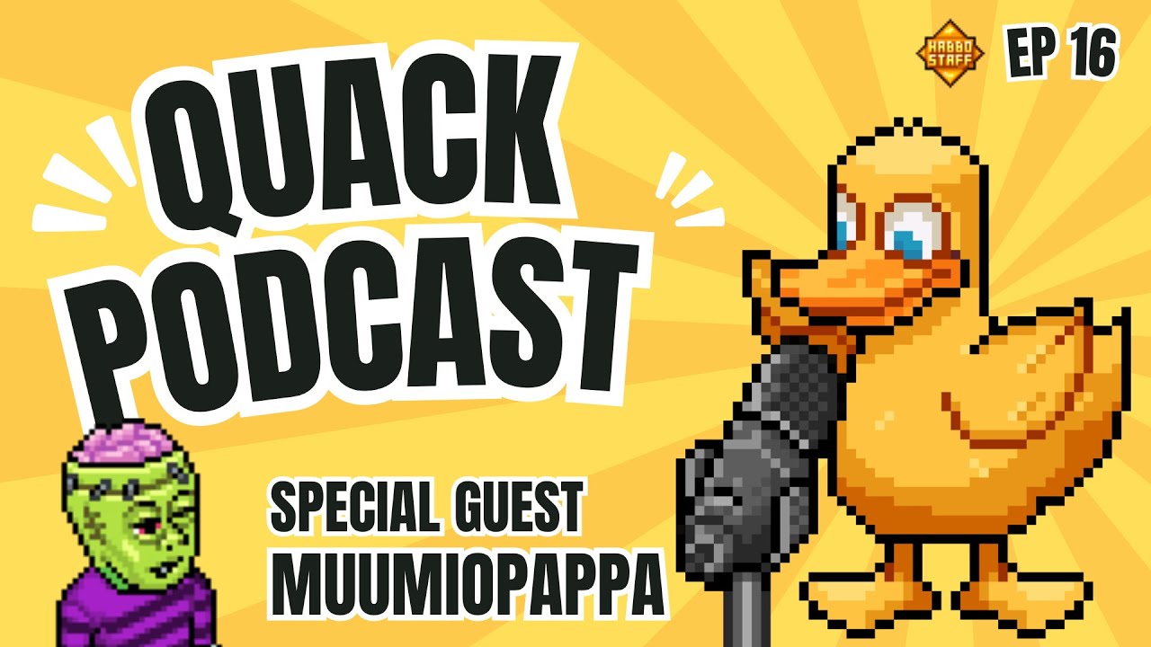Quack Podcast EP 16 | Special Guest: Muumiopappa | Habbo Hotel: Origins