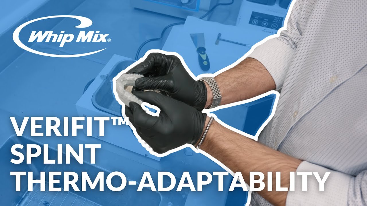 Термоадаптивность 3D-печатной смолы VerFIT Splint от Whip Mix