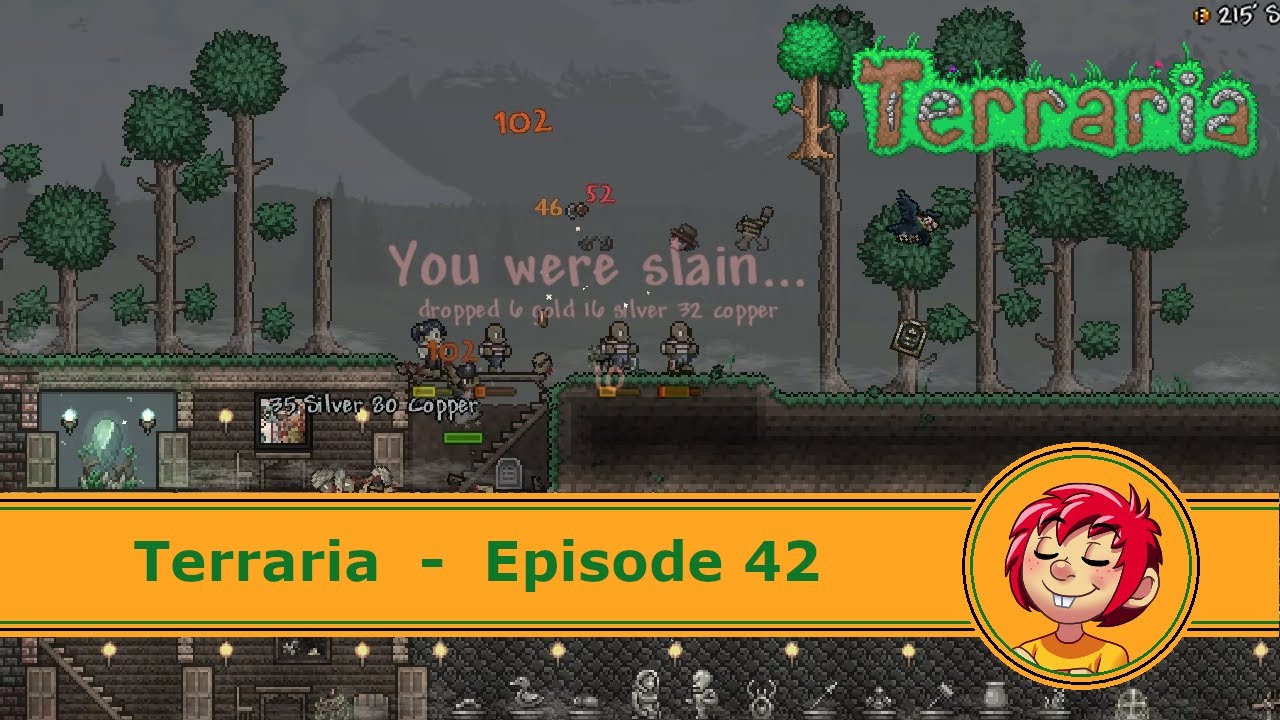 Pirate raid!! - Terraria Let's Play Episode 42