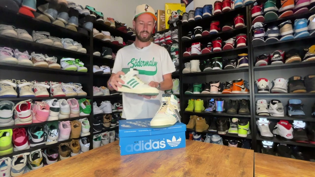 Adidas Forum 84 hi - Vintage White/Green  (old skool box)