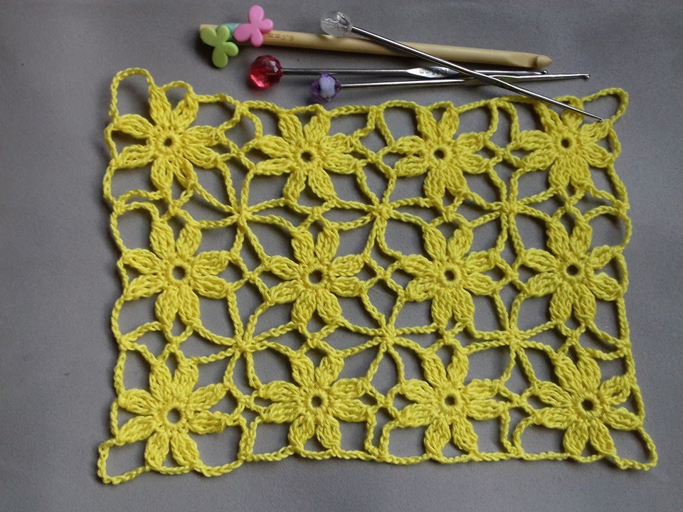 Motivo de margaritas a crochet/parte 1 #normaysustejidos #blusasnorma