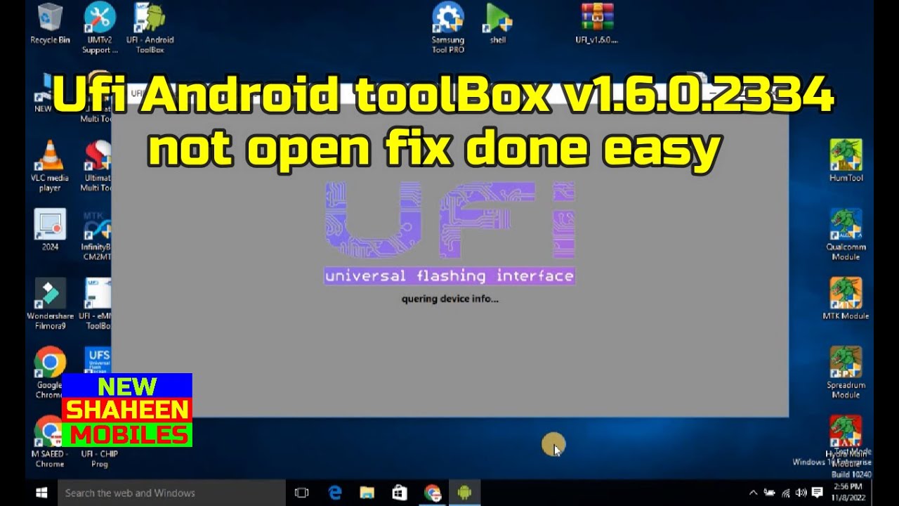 Ufi Android toolBox v1.6.0.2334 not open fix done easy