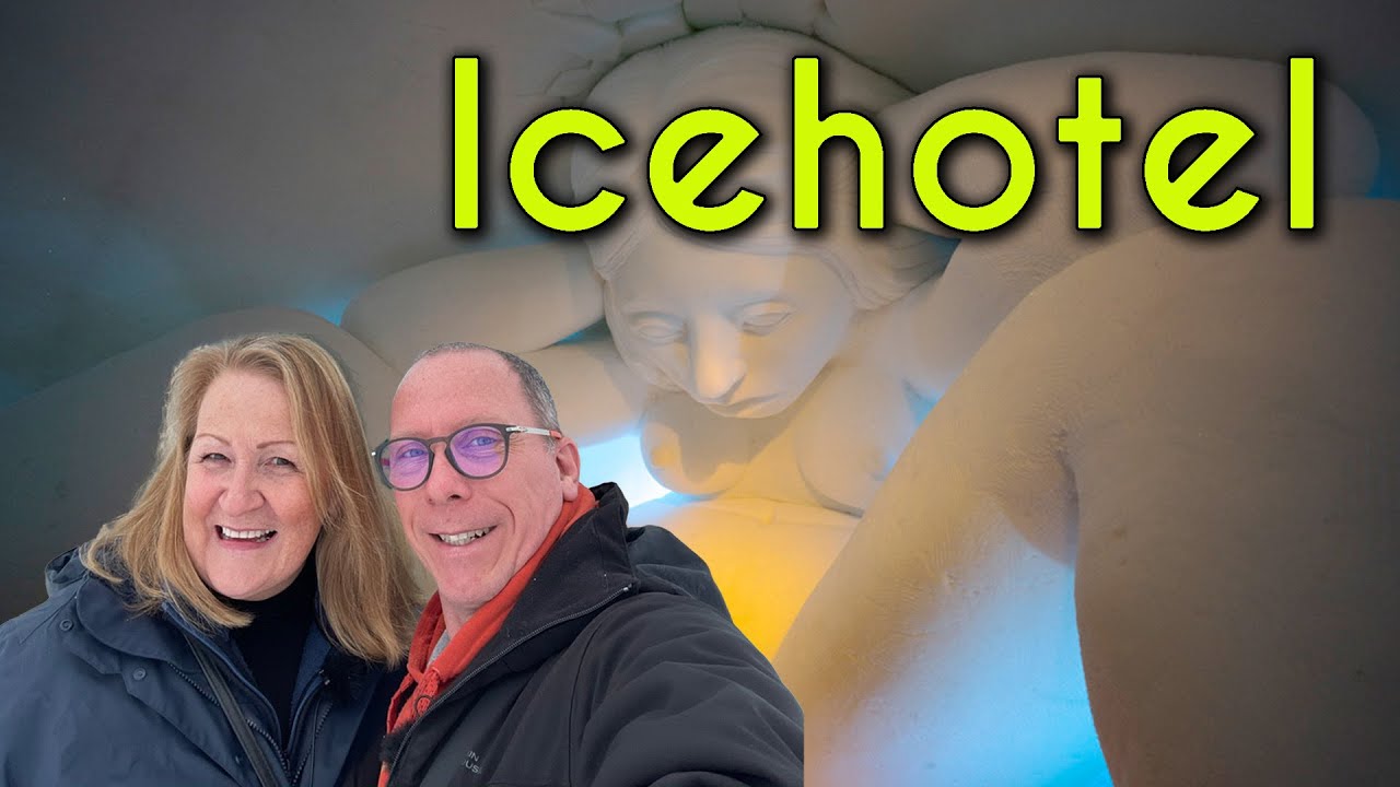 Our Arctic vanlife adventure has reached the stunning Icehotel at Kiruna in Sweden.