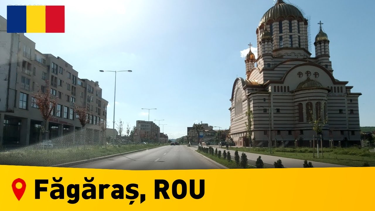 🔴 Romania, Fagaras • Driving in Fagaras, Brasov  🇷🇴