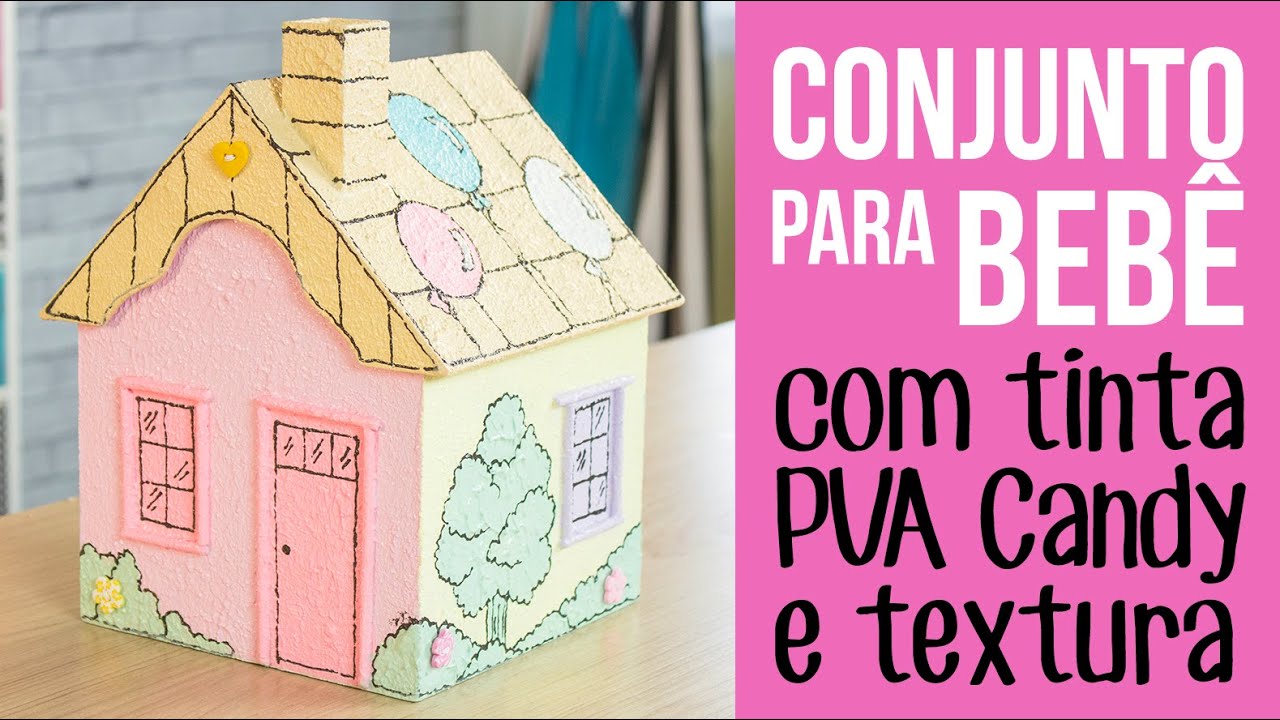 Conjunto para Bebê com Textura de Nuvem