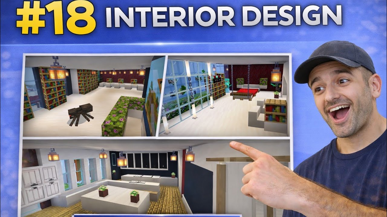 Modern Minecraft House Interior Design #18