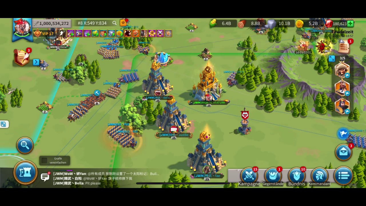 BABA TC ATATURK KVK 5 zeroing enemy player in Rise of Kingdoms