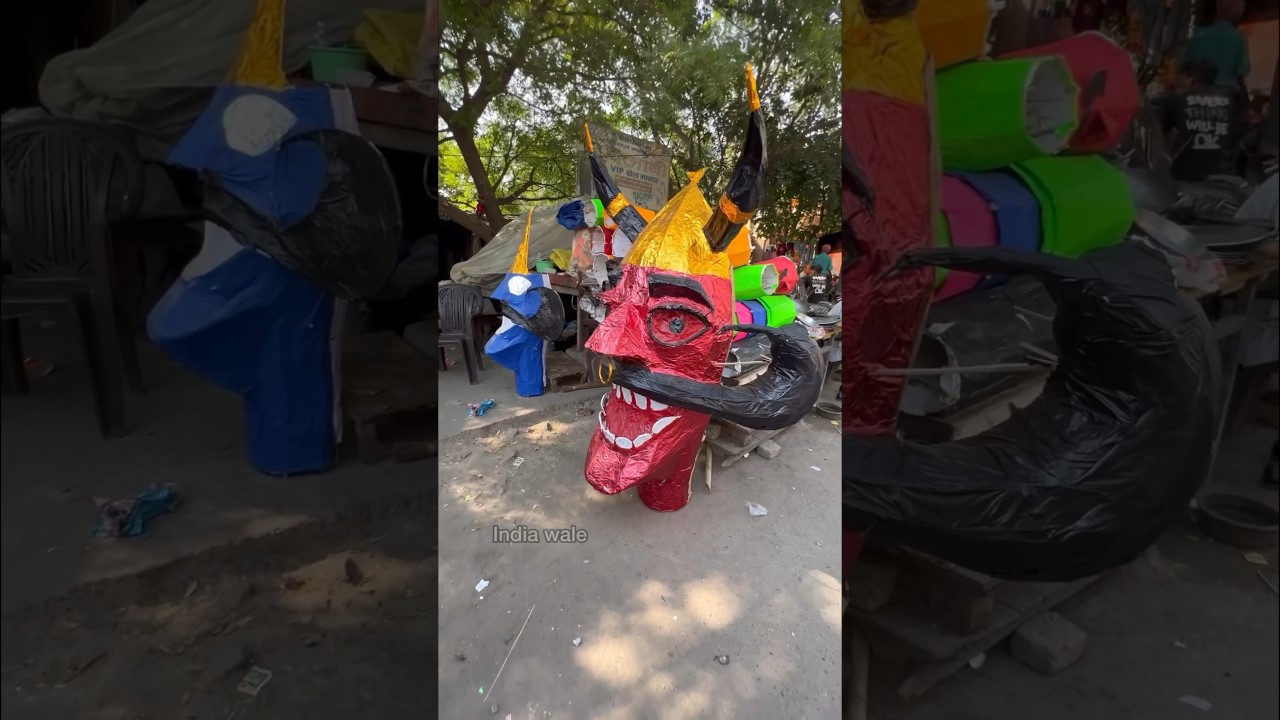 Dushehra Special Ravan Market in delhi 