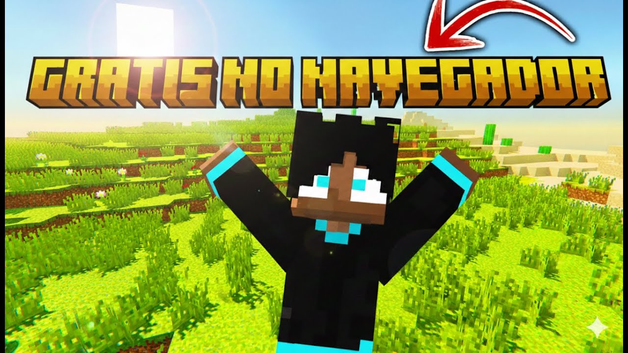 COMO JOGAR MINECRAFT ORIGINAL DE GRAÇA NO NAVEGADOR! (Eaglercraft 2026)