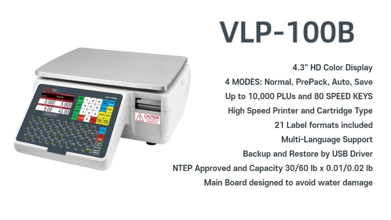 Introduction of [VLP-100B] Label Printing Scale