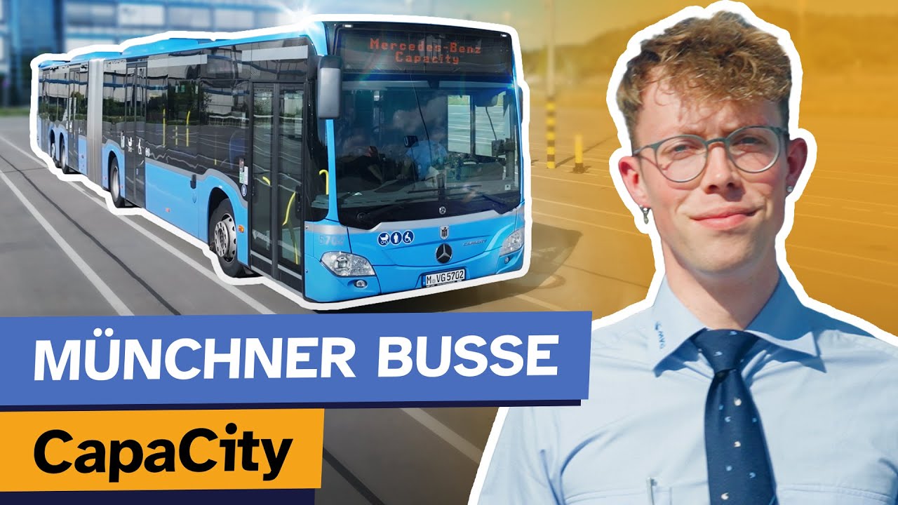 Mercedes Benz CapaCity: Das ist Münchens XXL-Bus #bus #münchen #öpnv