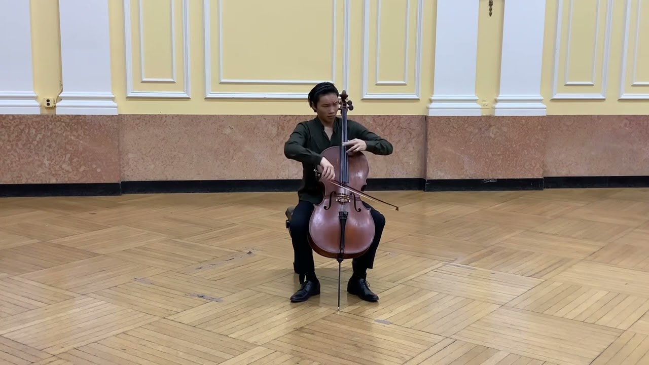 Bach: Suite for Solo Cello No. 6 in D major, BWV 1012 — Sarabande (Leland Ko)