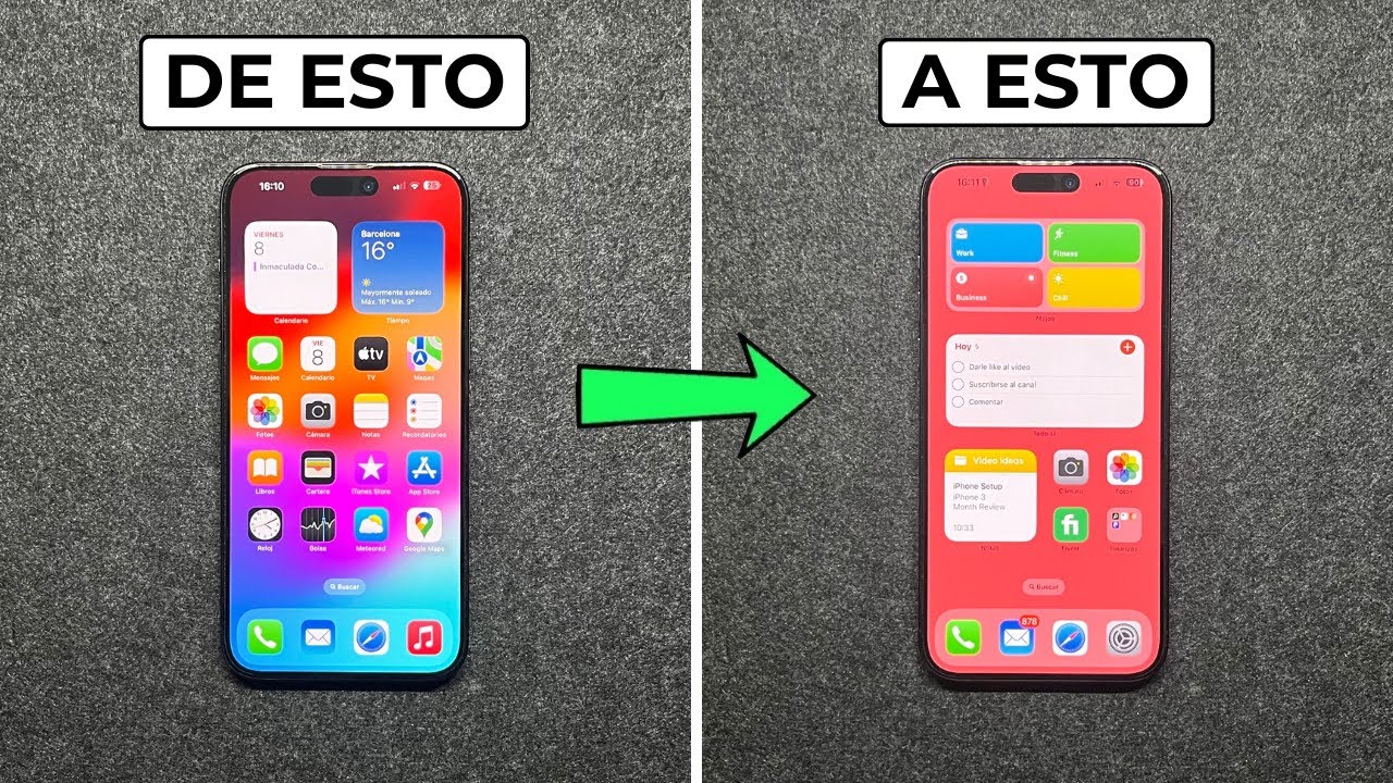 C&oacute;mo Organizar tu iPhone para Productividad (gu&iacute;a completa)